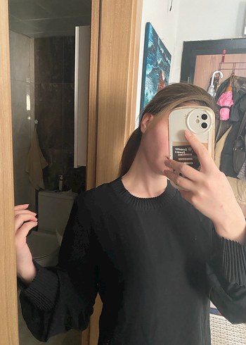 Siyah Şık Kadın Bluz - Görsel 3