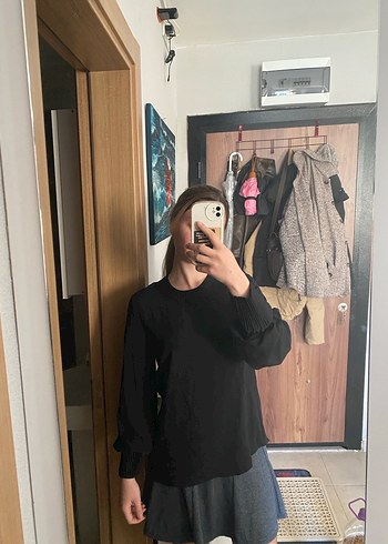 Siyah Şık Kadın Bluz - Görsel 2