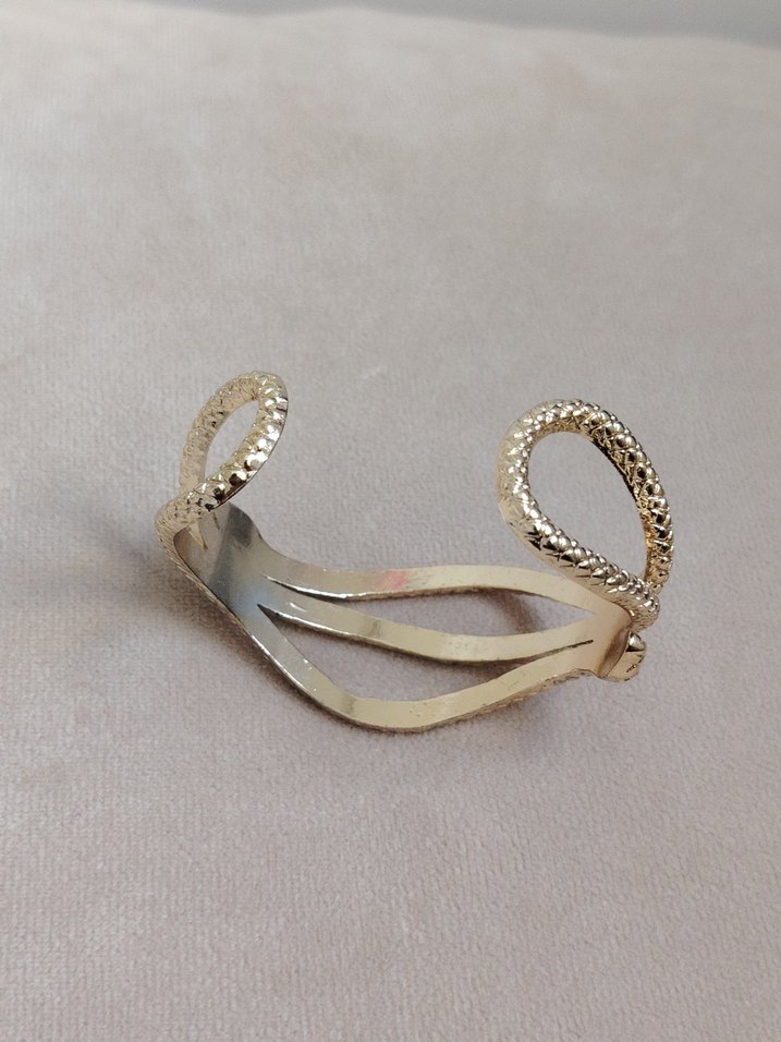 Yılan Desenli Bileklik/yılan figürlü aksesuar - Görsel 4