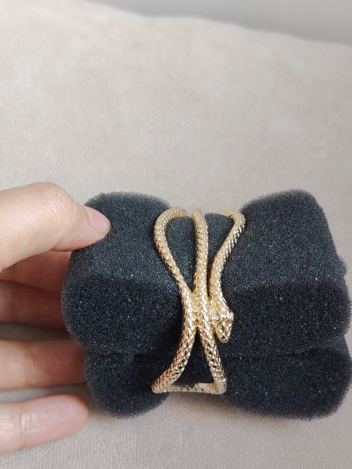 Yılan Desenli Bileklik/yılan figürlü aksesuar - Görsel 5