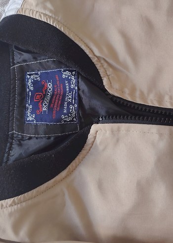 Bej Siyah Fermuarlı Günlük Mont - Görsel 4