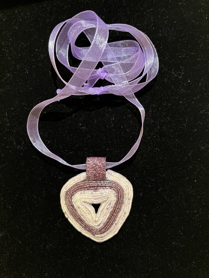 Üçgen Bohem Kolye - Görsel 2