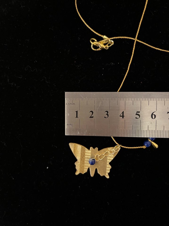El Yapımı Kelebek Kolye - Görsel 4