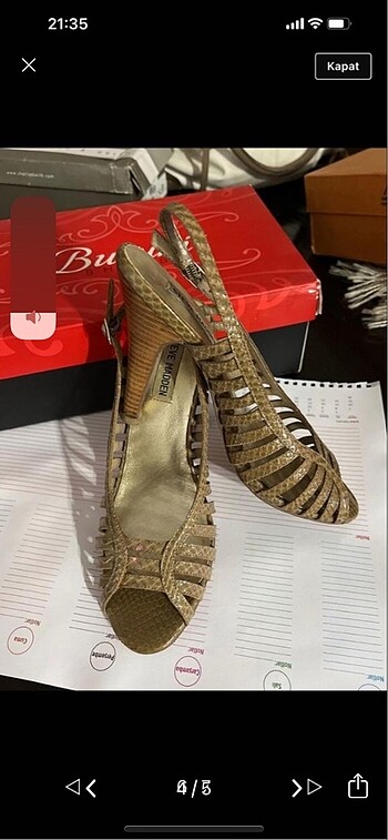 38 Beden camel Renk Steve madden ayakkabı