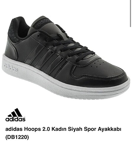 adidas hoops 2.0 spor ayakkabı