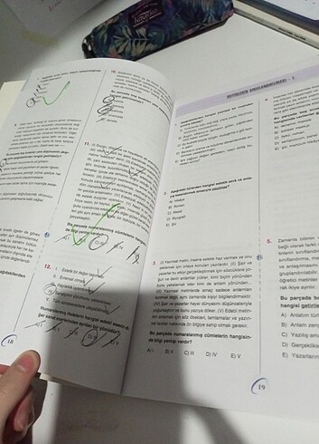 Bilgi sarmal 9.sınıf edebiyat test - Görsel 4