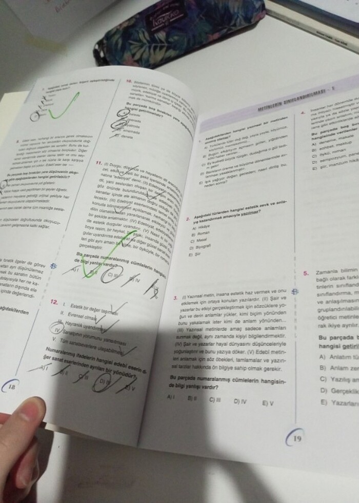 Bilgi sarmal 9.sınıf edebiyat test - Görsel 4
