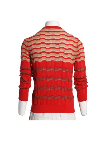 Missoni Kırmızı Triko Uzun Kollu Kadın Hırka