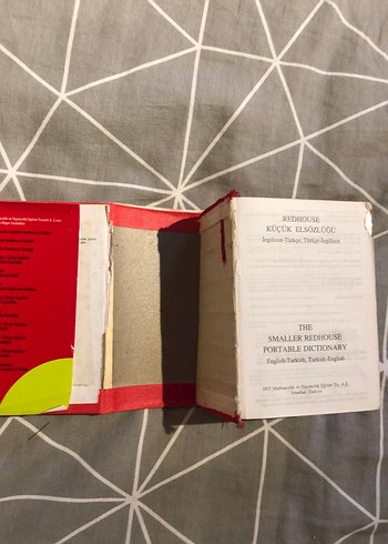 Redhouse İngilizce-Türkçe Küçük El Sözlüğü - Görsel 5