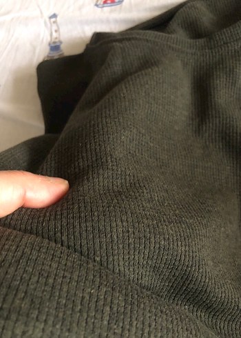 Diğer Erkek Koyu Yeşil Kısa Kollu Örme Tişört