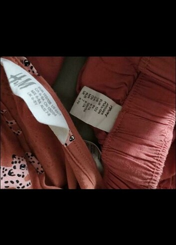 7 Yaş Beden H&M ikili takım az kullanılmış 