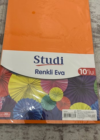 Studi Renkli Eva 10'lu Parlak Turuncu - Görsel 3