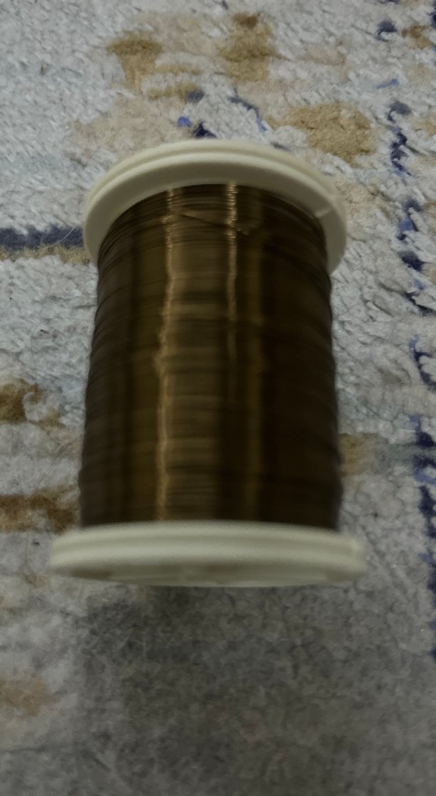 Parlak Kahverengi Tel Sarma Bobini - Görsel 5