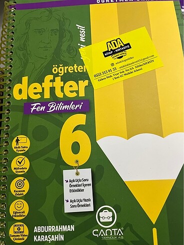  6. Sınıf defter