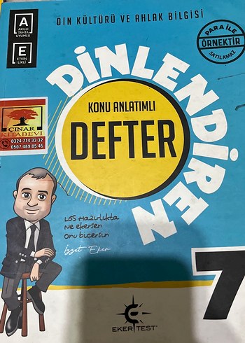 Din Kültürü ve Ahlak Bilgisi Konu Anlatımlı Defter 7