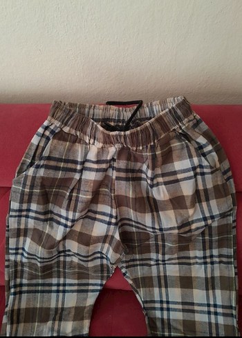 Ekose pamuklu kumaş bay bayan - Görsel 6