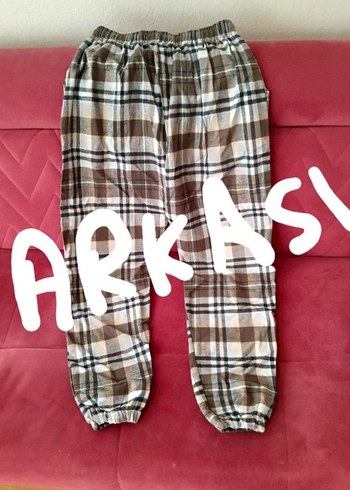 Ekose pamuklu kumaş bay bayan - Görsel 3