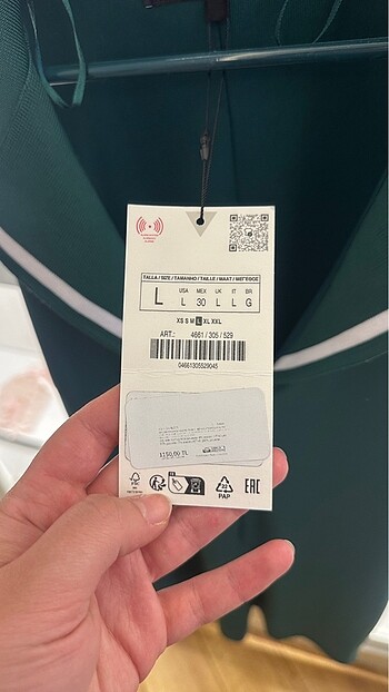 Zara Zara dekolteli yeşil elbise