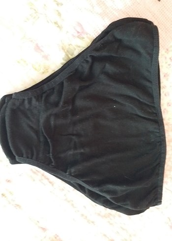 13-14 Yaş Beden Siyah Biker Midi Külot 3lü