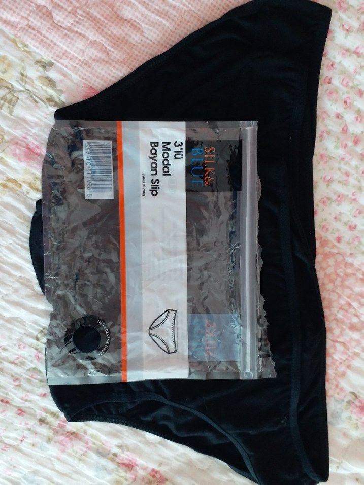 Siyah Biker Midi Külot 3lü - Görsel 2