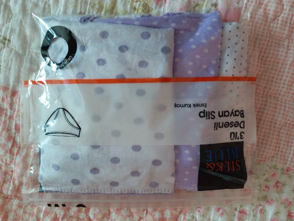 Puantiyeli Bohem Midi 3lü Külot Seti - Görsel 3