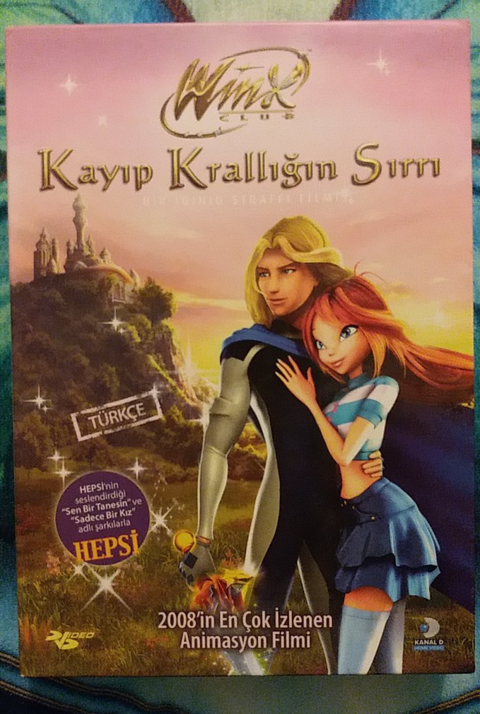 Winx Club - Kayıp Krallığın Sırrı Animasyon DVD | Gardrops