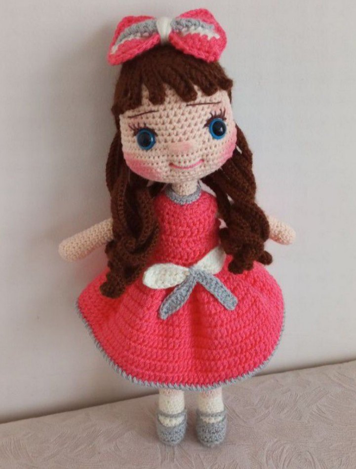 Pembe El Örgüsü Bebek - Görsel 2