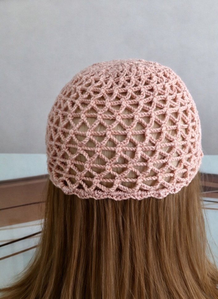 Bej Dantel Detaylı Örgü Kadın Bere - Görsel 2