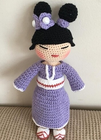 Amigurumi Japon kız bebek