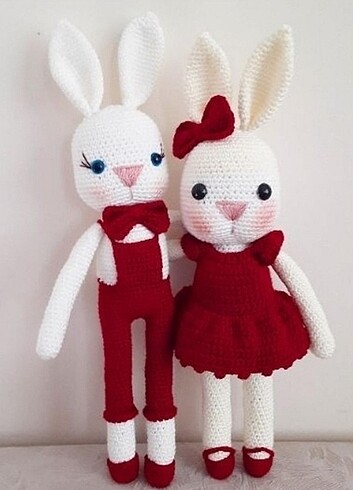 Diğer amigurumi oyuncak oyuncaklar tavşan sipariş üzerine yapıyorum