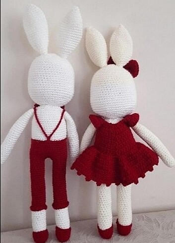 Beden amigurumi oyuncak oyuncaklar tavşan sipariş üzerine yapıyorum
