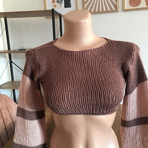 Diğer #Kadın #bolero #crop #kazak #bluz S-M bedene kadar uyumludur