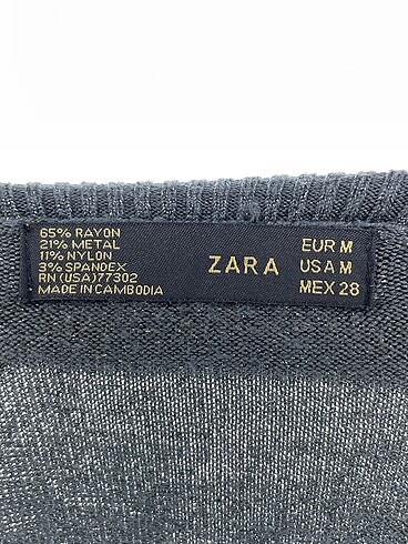 m Beden gri Renk Zara Kazak / Triko %70 İndirimli.