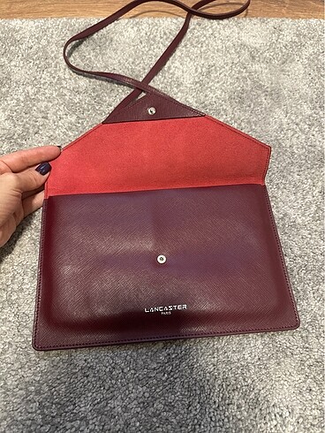 Beden bordo Renk Lancaster çapraz askılı çanta