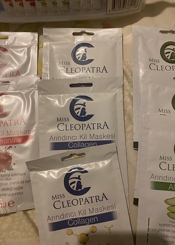 Miss Cleopatra 9'lu Maske Seti - Görsel 4