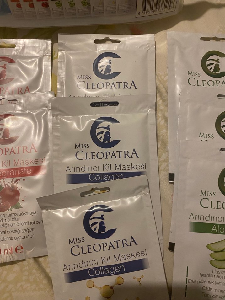 Miss Cleopatra 9'lu Maske Seti - Görsel 4