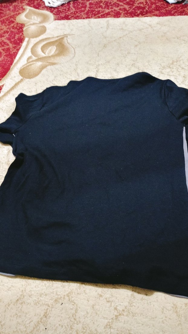 Gri Siyah Düğmeli pijama Erkek üstü - Görsel 5