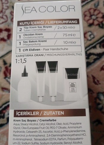 Sea Color 4.0 Kahve Kalıcı Saç Boyası - Görsel 3