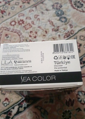 Sea Color 4.0 Kahve Kalıcı Saç Boyası - Görsel 4