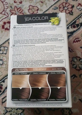 Sea Color 4.0 Kahve Kalıcı Saç Boyası - Görsel 5