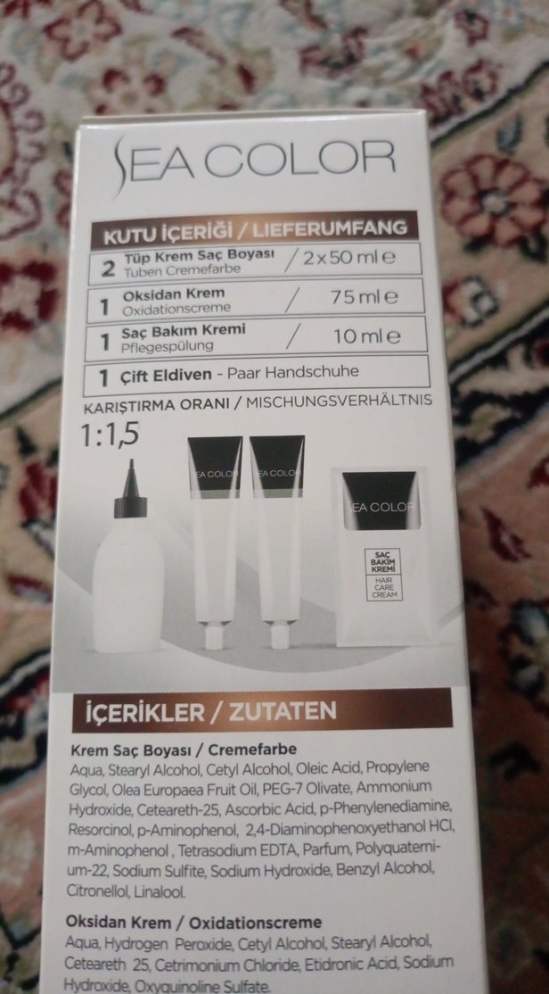 Sea Color 4.0 Kahve Kalıcı Saç Boyası - Görsel 3