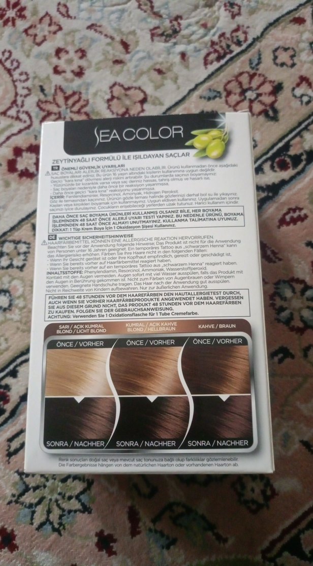 Sea Color 4.0 Kahve Kalıcı Saç Boyası - Görsel 5