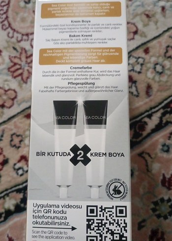 Sea Color 7.1 Küllü Kumral Saç Boyası - Görsel 5