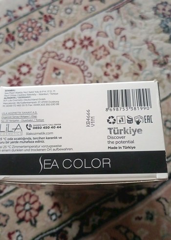 Sea Color 7.1 Küllü Kumral Saç Boyası - Görsel 6