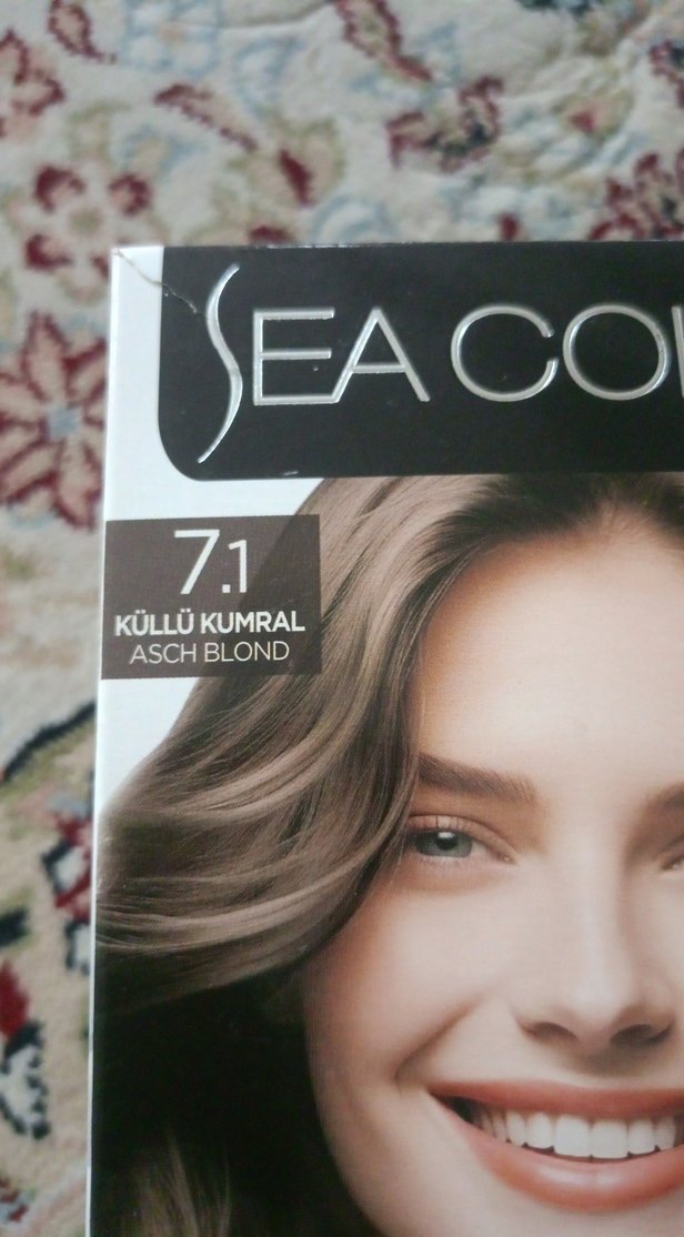 Sea Color 7.1 Küllü Kumral Saç Boyası - Görsel 2
