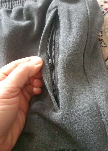 Gri Rahat Kesim Eşofman Altı - Görsel 3