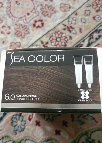 Sea Color Vegan Saç Boyası 6.0 Koyu Kumral - Görsel 5