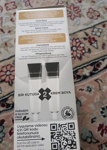 Sea Color Vegan Saç Boyası 6.0 Koyu Kumral - Görsel 4