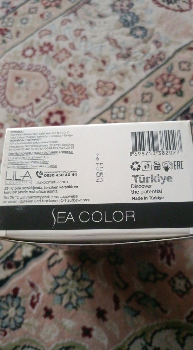 Sea Color Vegan Saç Boyası 6.0 Koyu Kumral - Görsel 3