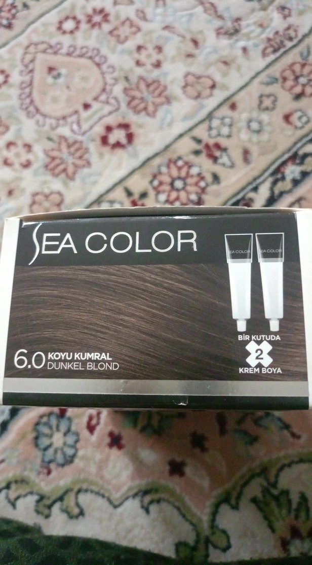 Sea Color Vegan Saç Boyası 6.0 Koyu Kumral - Görsel 5